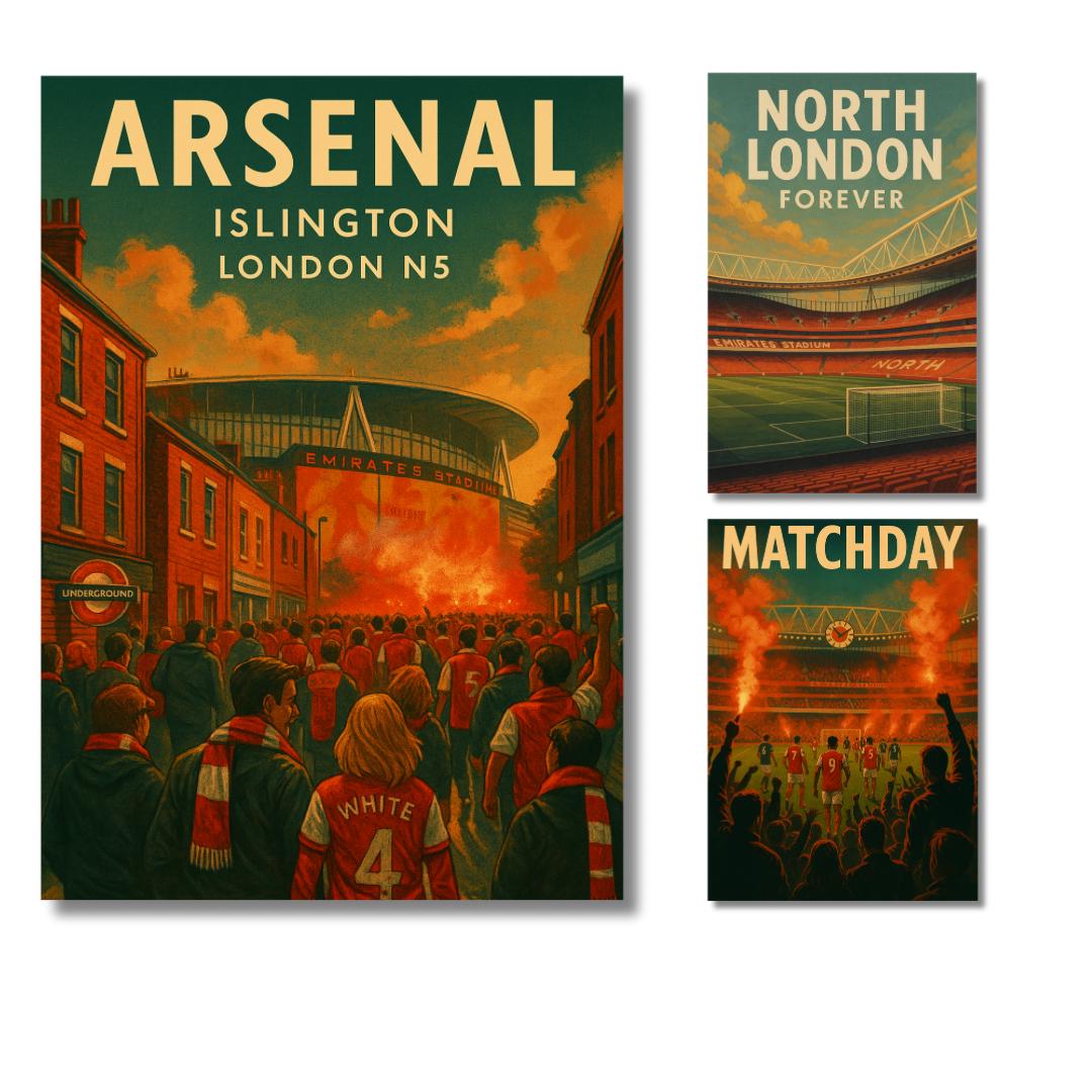 Declan Rice Free Kick Poster – Arsenal 3-0 Real Madrid | Champions League Wall Art | Emirates Stadium A3 Print | Football Gift for Gooners